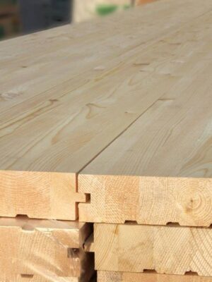 Шпунтованная половая доска хвоя сорт АВ