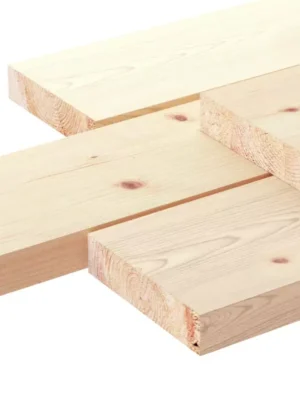 Сухая строганная доска хвоя 45х145х6000 сорт АВ